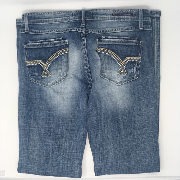 Vigoss Juniors Distressed Embellished Jeans - Picture 4 of 8